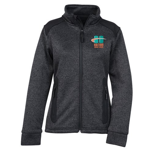 Heavy Knit Technical Sweater Fleece Jacket - Ladies' - 24 hr Main Image