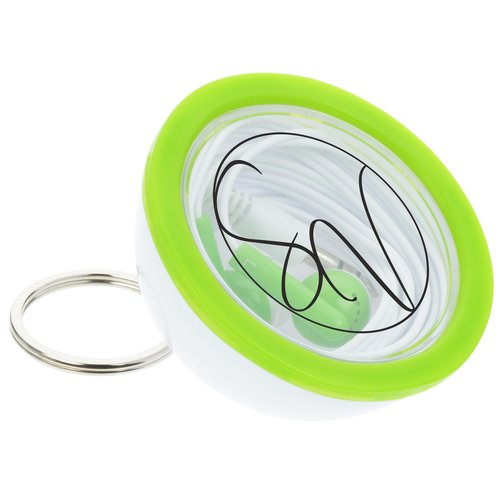 Colour Ring Phone Stand with Ear Buds Main Image