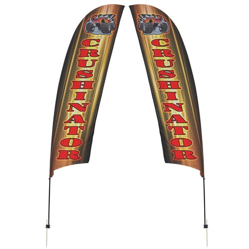 Outdoor Value Razor Sail Sign - 15 feet - Two Sided Main Image