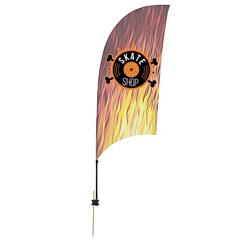 Outdoor Value Razor Sail Sign - 7 1/2 feet - One Sided Main Image