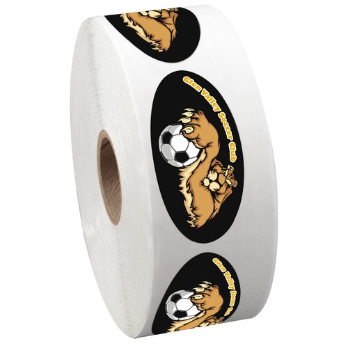 Full Colour Sticker by the Roll - Oval - 1-1/16" x 2-1/8" Main Image