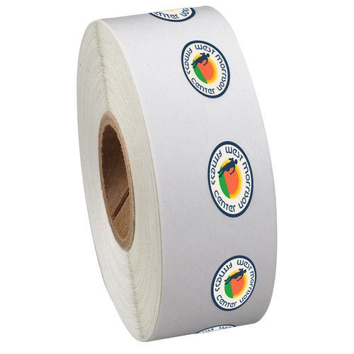 Full Colour Sticker by the Roll - Oval - 3/8" x 5/8" Main Image