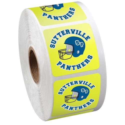 Full Colour Sticker by the Roll - Square - 1-1/2" x 1-1/2" Main Image