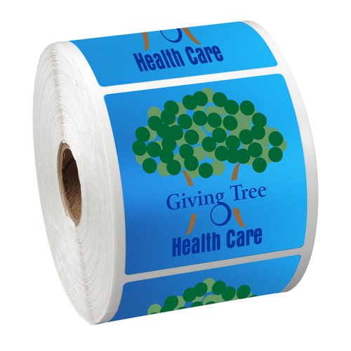 Full Colour Sticker by the Roll - Square - 2-1/2" x 2-1/2" Main Image