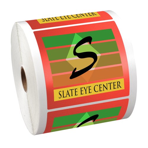Full Colour Sticker by the Roll - Square - 3-3/4" x 3-3/4" Main Image