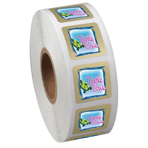 Full Colour Sticker by the Roll - Square - 3/4" x 3/4" Main Image
