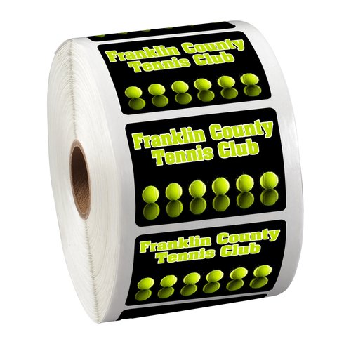 Full Colour Sticker by the Roll - Rectangle- 1-1/2" x 2-1/4" Main Image