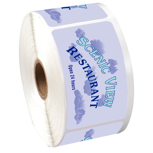 Full Colour Sticker by the Roll - Rectangle- 1-3/4" x 3" Main Image