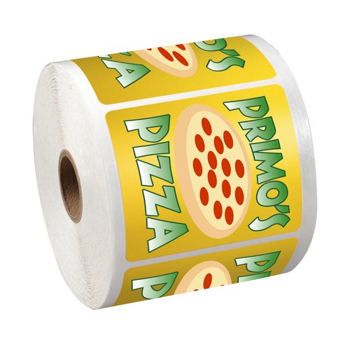 Full Colour Sticker by the Roll - Rectangle- 2-1/2" x 3" Main Image