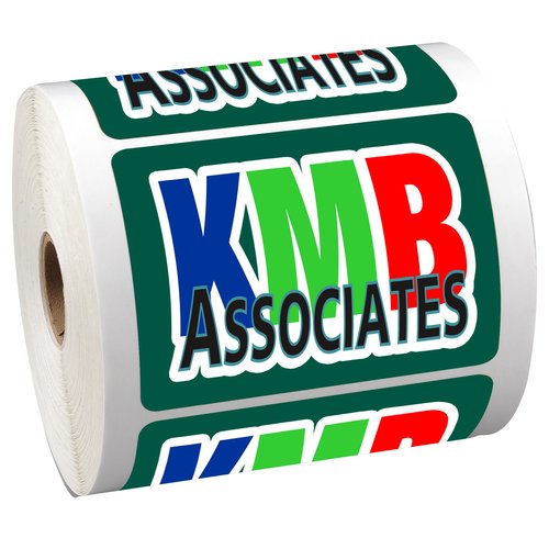 Full Colour Sticker by the Roll - Rectangle- 2-3/4' x 3-3/4" Main Image