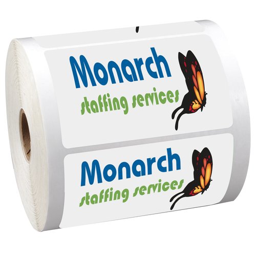 Full Colour Sticker by the Roll - Rectangle- 2-3/8" x 3-3/4" Main Image