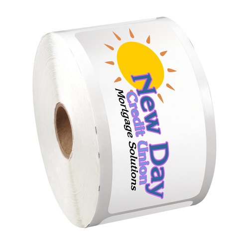 Full Colour Sticker by the Roll - Rectangle- 2" x 4-5/8" Main Image