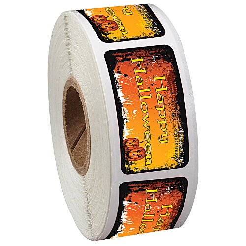 Full Colour Sticker by the Roll - Rectangle- 3/4" x 1-1/2" Main Image