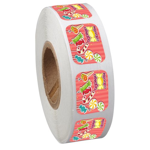Full Colour Sticker by the Roll - Rectangle- 9/16" x 3/4" Main Image