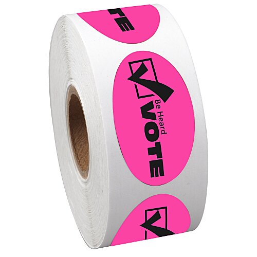 Sticker by the Roll - Oval - 1" x 1-3/4" Main Image
