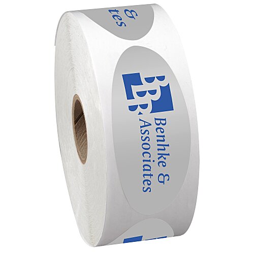 Sticker by the Roll - Oval - 1-1/4" x 3" Main Image