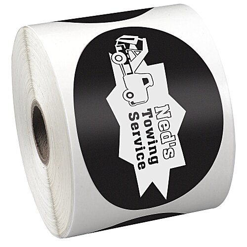 Sticker by the Roll - Oval - 2-5/8" x 3-3/4" Main Image