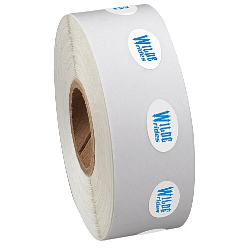 Sticker by the Roll - Oval - 3/8" x 5/8" Main Image