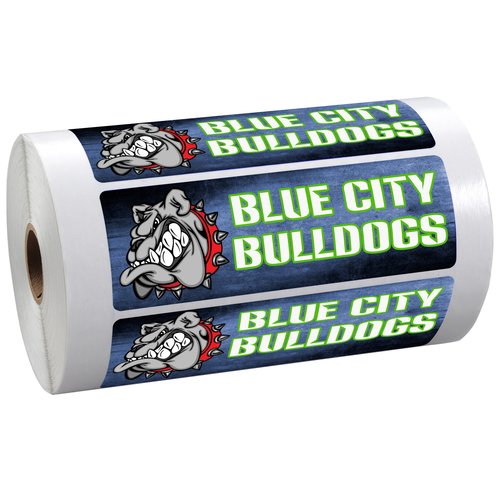 Full Colour Sticker by the Roll - Rectangle- 1-3/4" x 5-1/4" Main Image