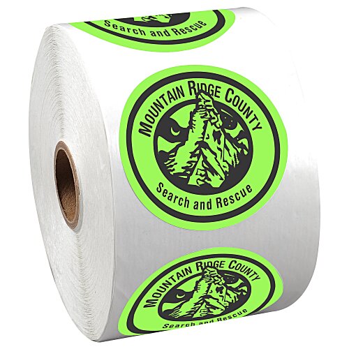 Sticker by the Roll - Circle - 2 1/4 inches Main Image