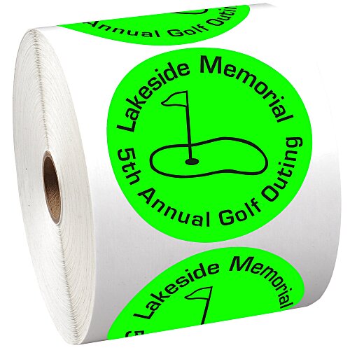 Sticker by the Roll - Circle - 3 1/4 inches Main Image