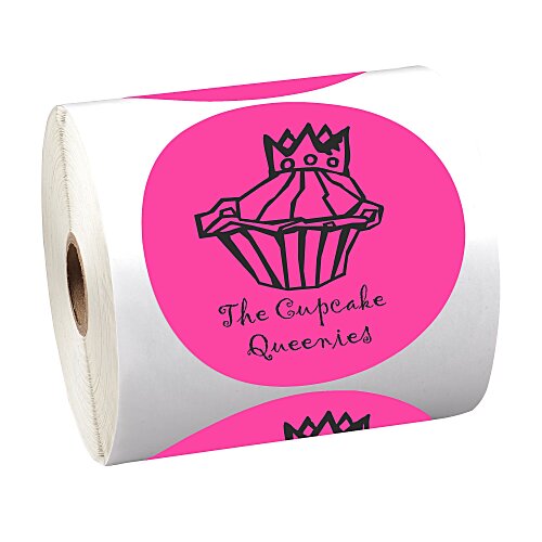 Sticker by the Roll - Circle - 3 3/4 inches Main Image