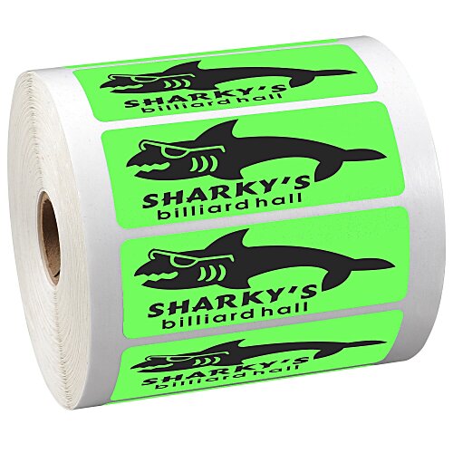 Sticker by the Roll - Rectangle - 1-1/4" x 3-5/8" Main Image