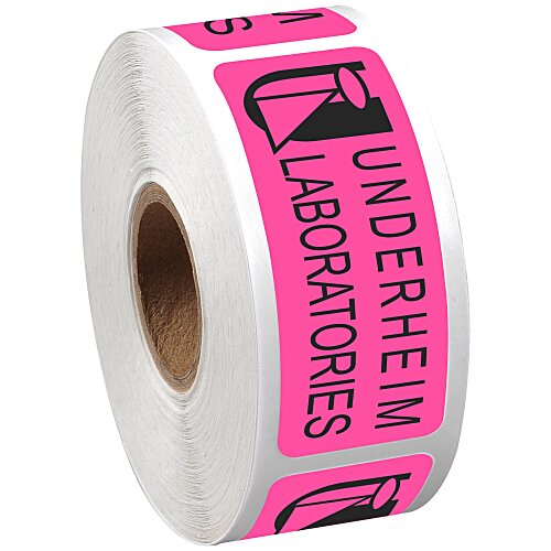 Sticker by the Roll - Rectangle - 1" x 2-1/2" Main Image