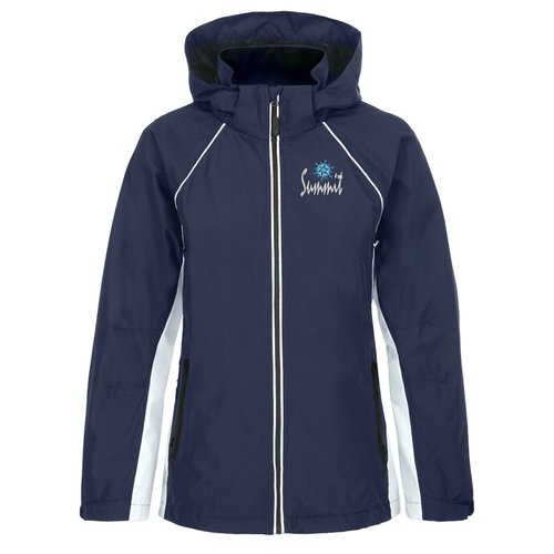 Chambly Colourblock Lightweight Hooded Jacket - Ladies' - 24 hr Main Image