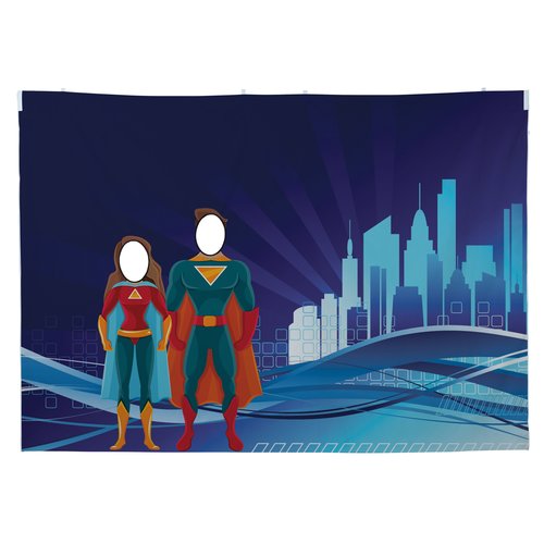10-foot Event Tent Interactive Face Cut Out Wall Main Image
