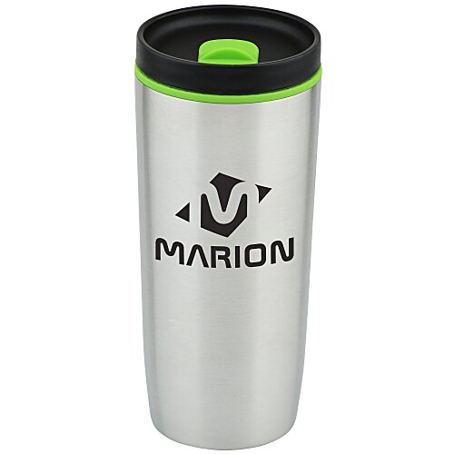 Custom Accent Stainless Travel Mug - 16 oz Main Image