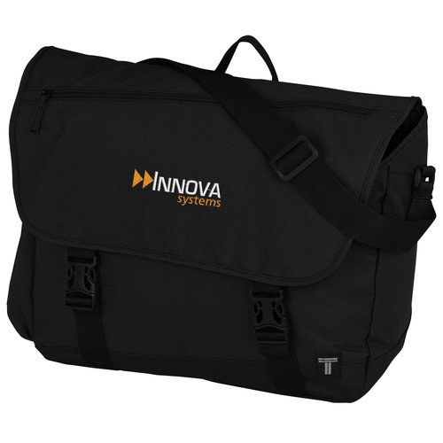 Tranzip 15" Laptop Messenger - Embroidered Main Image