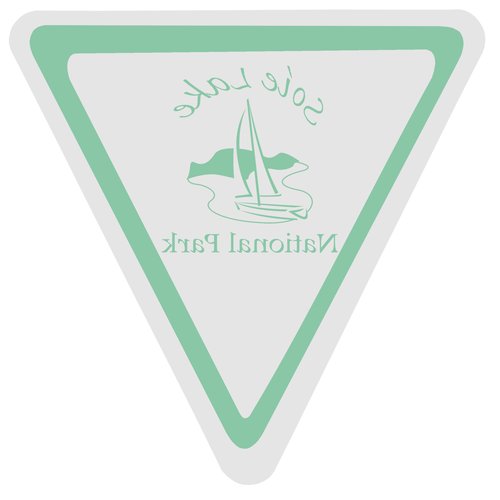 Static Decal - Triangle - 3" Main Image