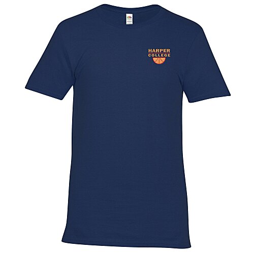 Fruit of the Loom Sofspun T-Shirt - Men's - Colours - Embroidered Main Image