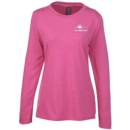 Primease Tri-Blend Long Sleeve Tee - Ladies' - Screen Main Image