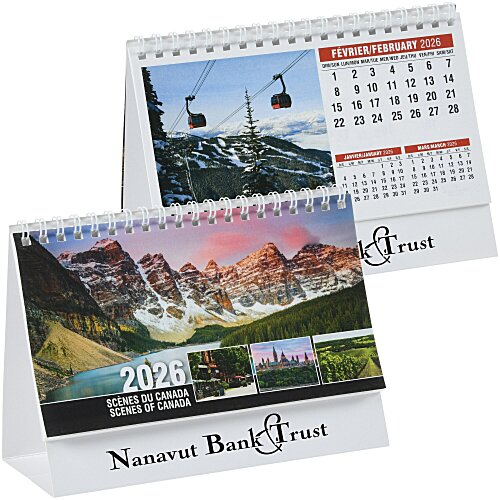 Scenes of Canada Desk Calendar - French / English Main Image