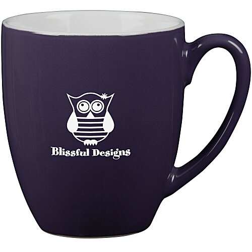 Duo-Tone Bistro Ceramic Mug - 16 oz. Main Image