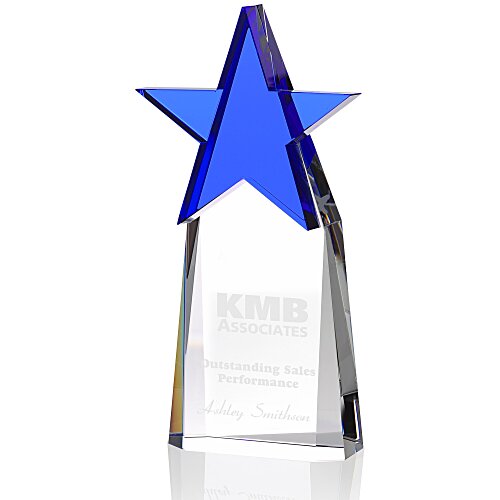 Colourful Star Crystal Award Main Image