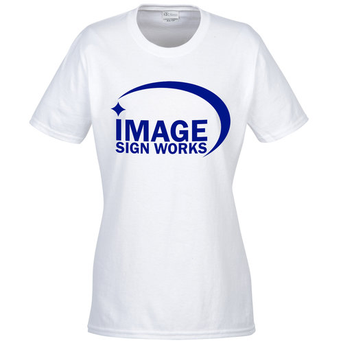 Everyday Cotton T-Shirt - Ladies' - White - Screen Main Image