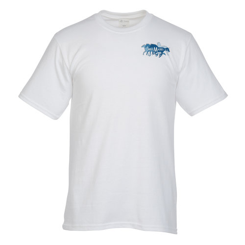 Everyday Cotton T-Shirt - Men's - White - Embroidered Main Image