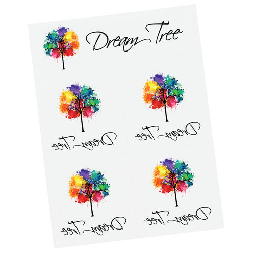Tattoo Sheet With Tear Off Header - 3" x 4" Main Image