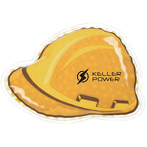 Shaped Mini Aqua Pearls Hot/Cold Pack - Hard Hat Main Image