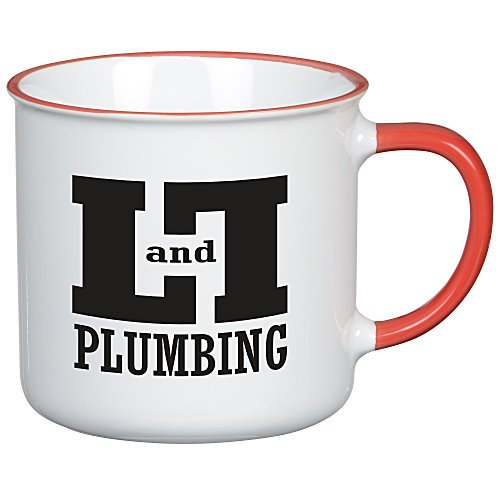 Colour Accent Ceramic Mug - 12 oz. Main Image