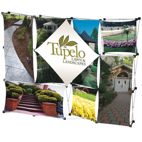 10-foot Geometric Pop-Up Display Main Image
