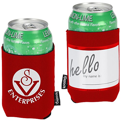 ID Collapsible Neoprene Koozie® Can Kooler - Closeout Main Image