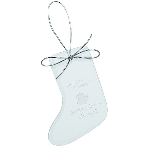 Jade Crystal Ornament - Stocking Main Image