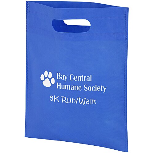 Non-Woven Cut-Out Handle Bag - 14 inches x 11 inches - 24 hr Main Image