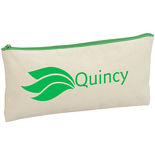 Chroma Zip Cotton Pouch - 5 1/2 inches x 11 inches Main Image