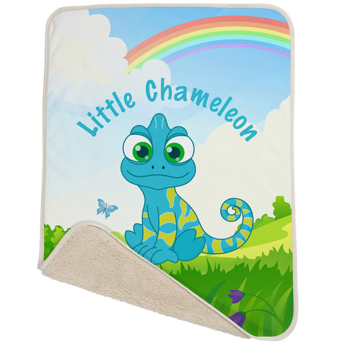Sherpa Lined Baby Blanket Main Image
