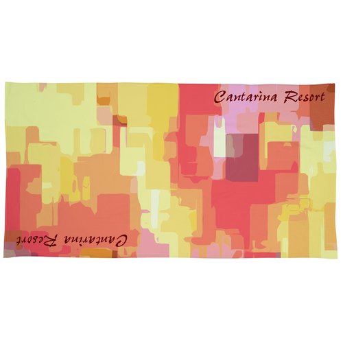 SubliPlush Velour Beach Towel - 35 inches x 65 inches Main Image